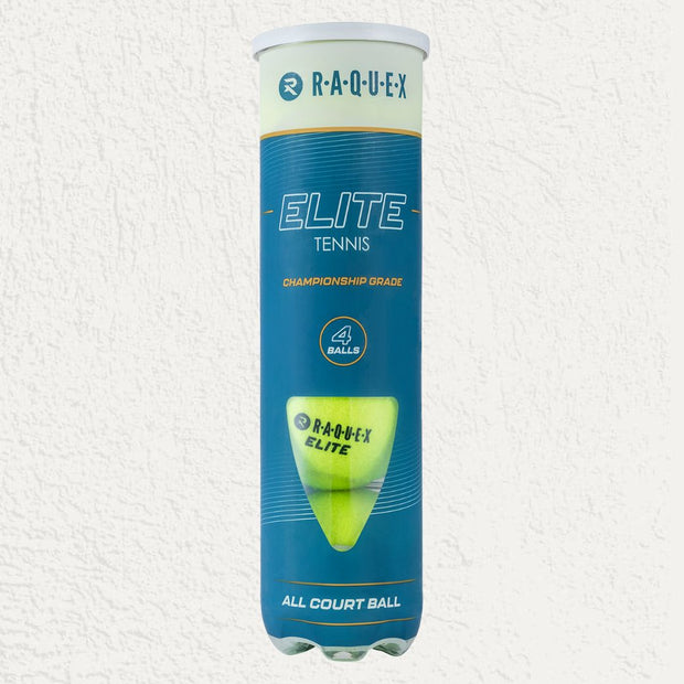 Raquex Elite Tennis Balls – Tube of 4