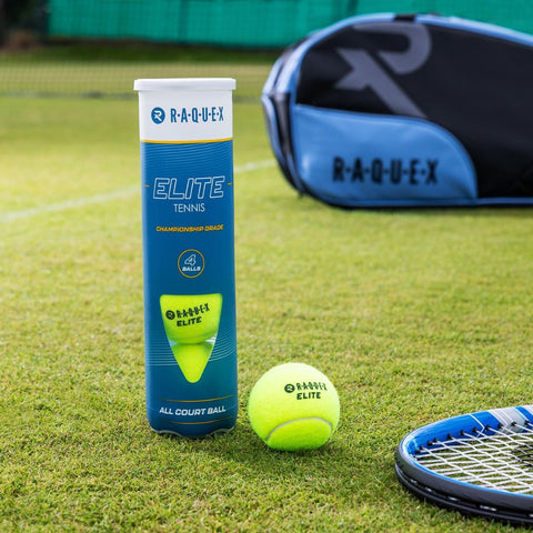 Balles de tennis Raquex Elite – Tube de 4